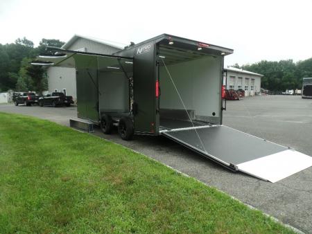 New 2027 Nitro Sport Car Trailer 8.5X20 V Nose , 9,990 lb. GVWR, with Escape Door Car Hauler
