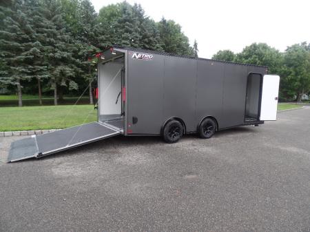 New 2027 Nitro Sport Car Trailer 8.5X20 V Nose , 9,990 lb. GVWR, with Escape Door Car Hauler