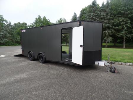 New 2027 Nitro Sport Car Trailer 8.5X20 V Nose , 9,990 lb. GVWR, with Escape Door Car Hauler