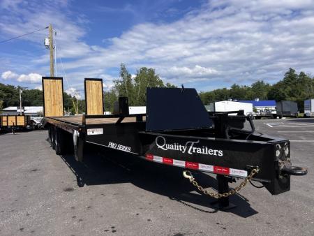 New 2027 Quality Trailers 102X25 Deckover Trailer / Tandem Duals / Torque Tube - 25,000GVW
