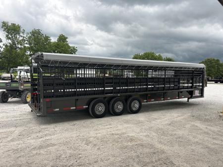 New 2026 Neckover GN STOCK 6'8X32 BAR TOP Stock / Stock Combo Trailer 21000 GVWR