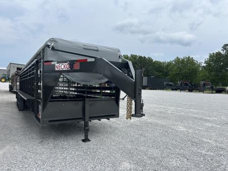New 2026 Neckover GN STOCK 6'8X32 BAR TOP Stock / Stock Combo Trailer 21000 GVWR