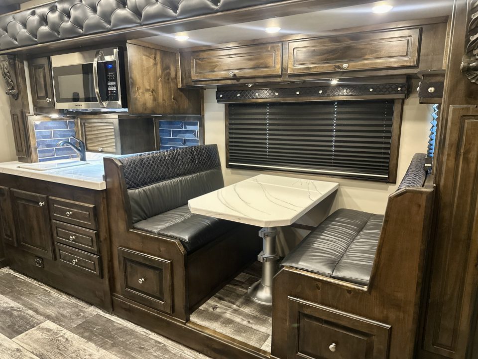 New 2027 Cimarron 4 Horse Side Load with 18'3" Outlaw Conversions Living Quarter