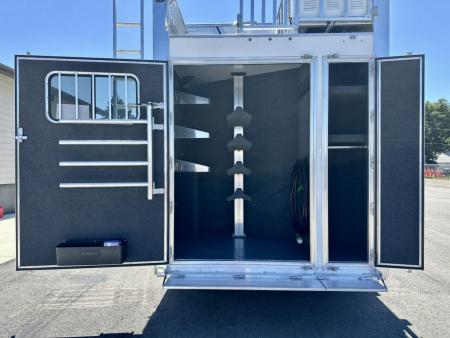 New 2027 Cimarron 4 Horse Side Load with 18'3" Outlaw Conversions Living Quarter
