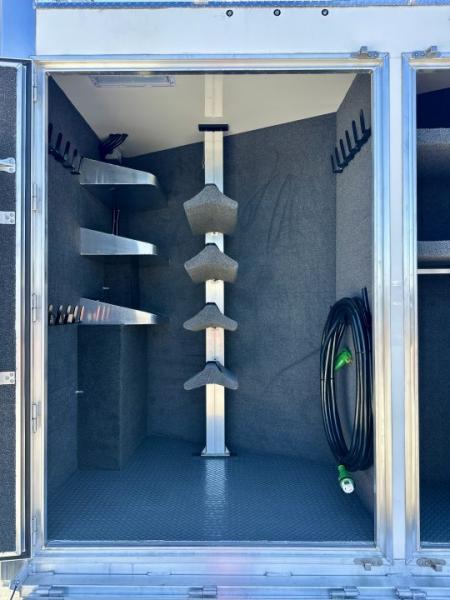 New 2027 Cimarron 4 Horse Side Load with 18'3" Outlaw Conversions Living Quarter