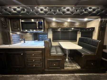 New 2027 Cimarron 4 Horse Side Load with 18'3" Outlaw Conversions Living Quarter