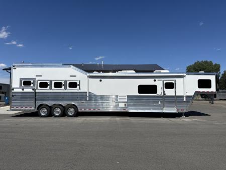 New 2027 Cimarron 4 Horse Side Load with 18'3" Outlaw Conversions Living Quarter