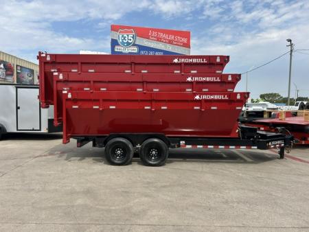 New 2027 Iron Bull DBB 16’x83” Dump Roll Off w/3 Bins