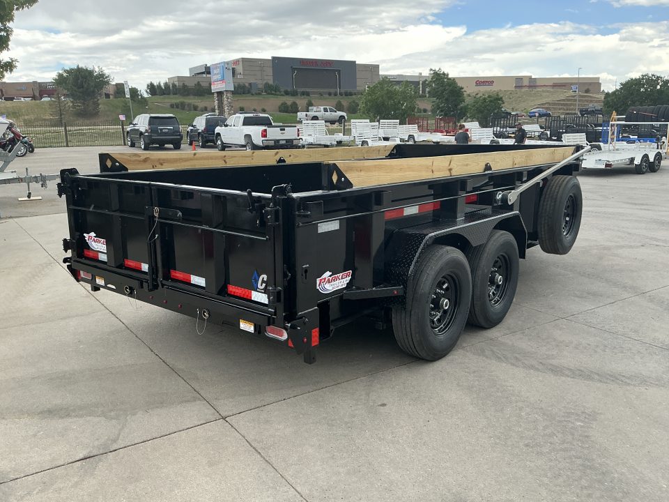 New 2026 DCRC LPT207 7x14 Dump Trailer