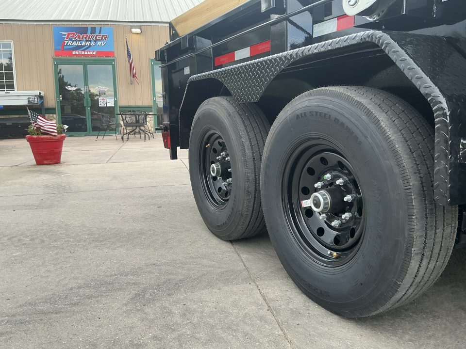 New 2026 DCRC LPT207 7x14 Dump Trailer