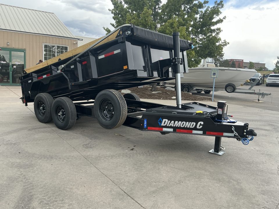 New 2026 DCRC LPT207 7x14 Dump Trailer