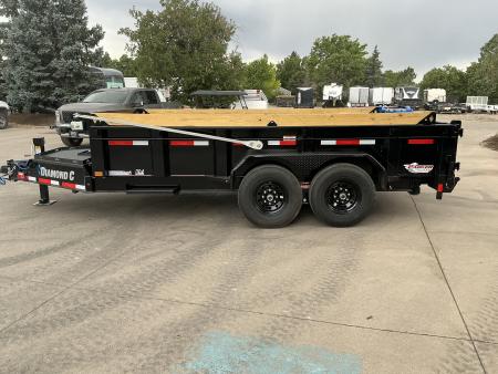 New 2026 DCRC LPT207 7x14 Dump Trailer