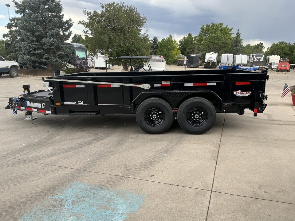 New 2026 DCRC LPT207 7x14 Dump Trailer