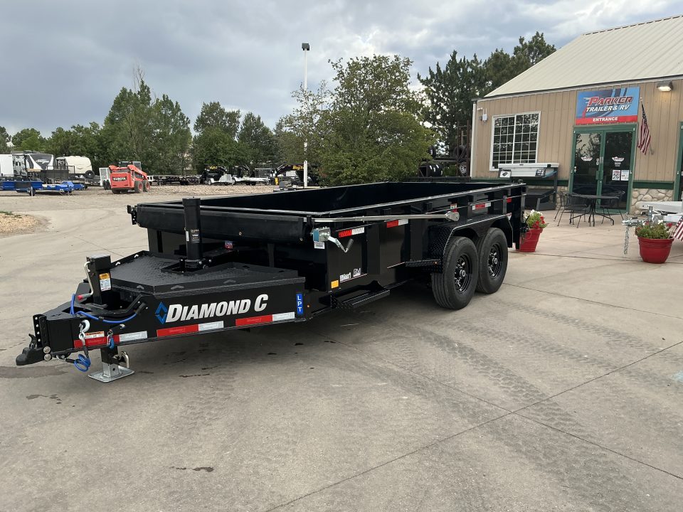 New 2026 DCRC LPT207 7x14 Dump Trailer