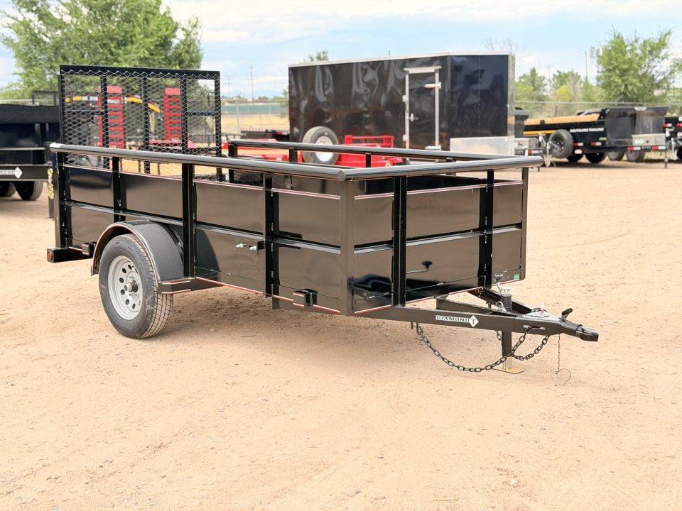 New 2026 Diamond T 5-10-2H Solid Side Ramp Gate Utility 3K GVWR