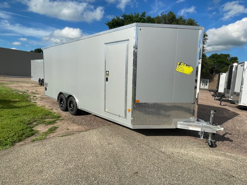 New 2027 ALCOM 8.5X20 All Aluminum Extra Height Cargo / Enclosed Trailer