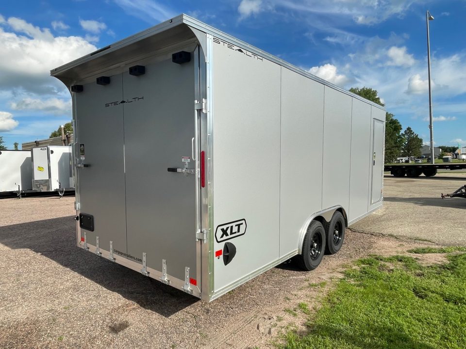 New 2027 ALCOM 8.5X20 All Aluminum Extra Height Cargo / Enclosed Trailer