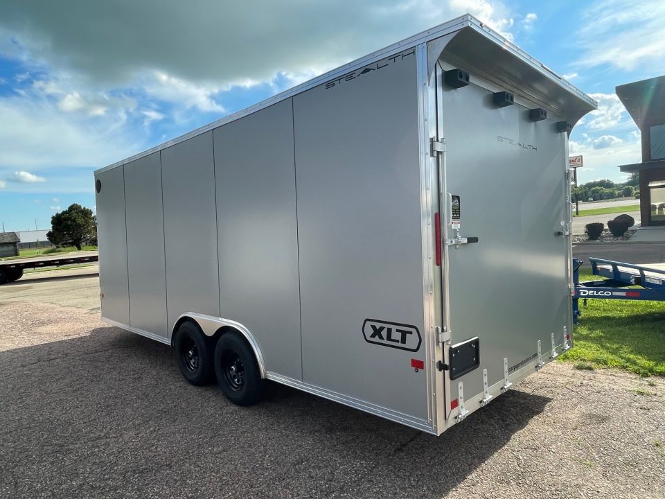 New 2027 ALCOM 8.5X20 All Aluminum Extra Height Cargo / Enclosed Trailer