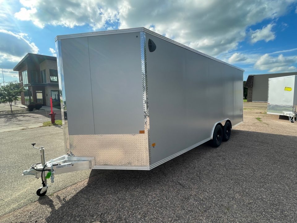 New 2027 ALCOM 8.5X20 All Aluminum Extra Height Cargo / Enclosed Trailer