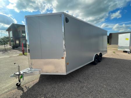 New 2027 ALCOM 8.5X20 All Aluminum Extra Height Cargo / Enclosed Trailer