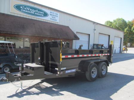 New Sure-Trac 7 X 12 12K Telescopic Dump Trailer
