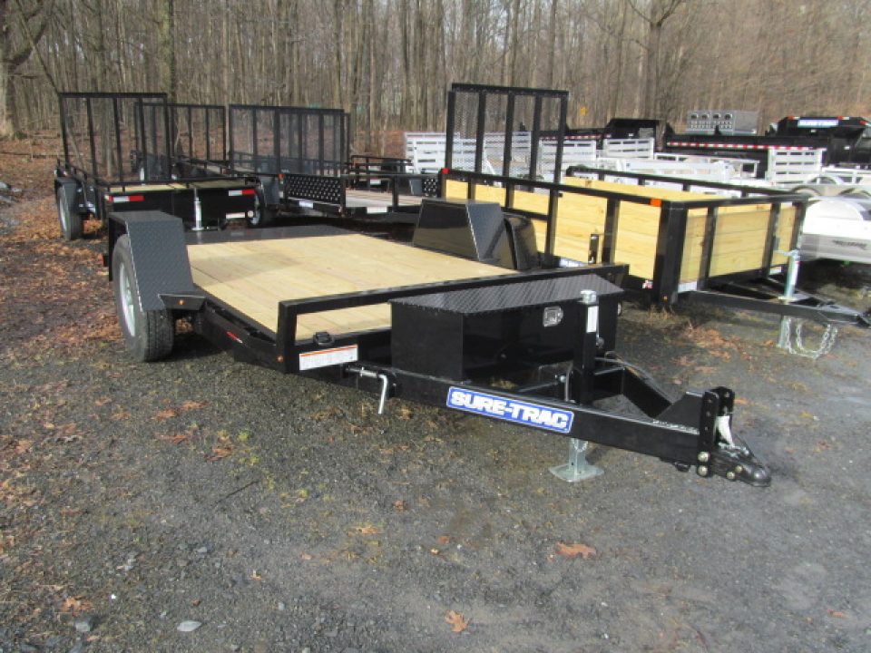 New Sure-Trac 6.5 X 12 7.8K Roller Tilt Equipment Trailer
