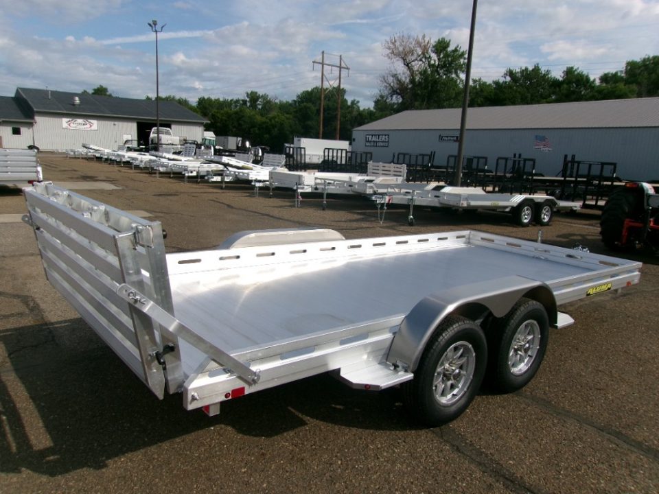 New 2027 Aluma 8016TA-EL-BT-RTD Utility Trailer