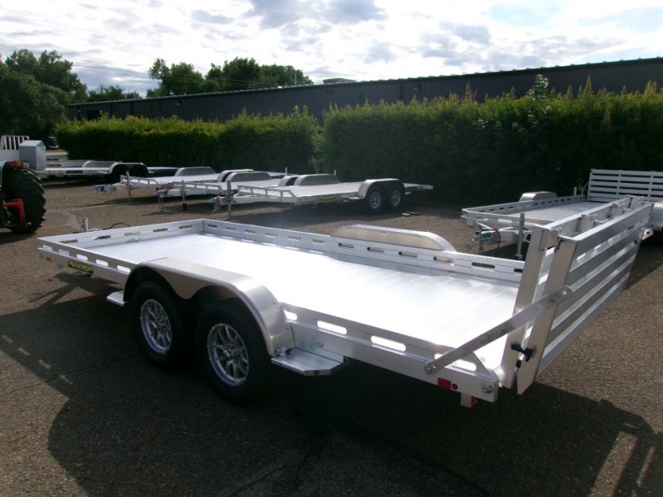 New 2027 Aluma 8016TA-EL-BT-RTD Utility Trailer