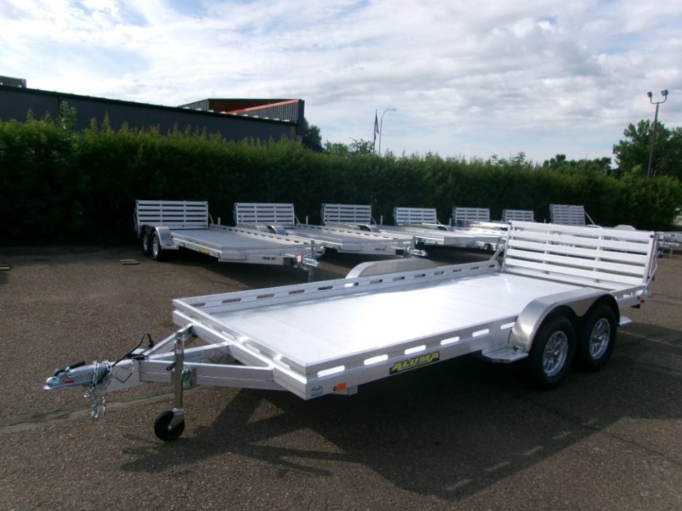 New 2027 Aluma 8016TA-EL-BT-RTD Utility Trailer