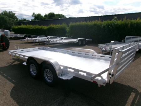 New 2027 Aluma 8016TA-EL-BT-RTD Utility Trailer