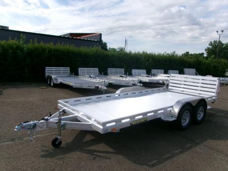 New 2027 Aluma 8016TA-EL-BT-RTD Utility Trailer