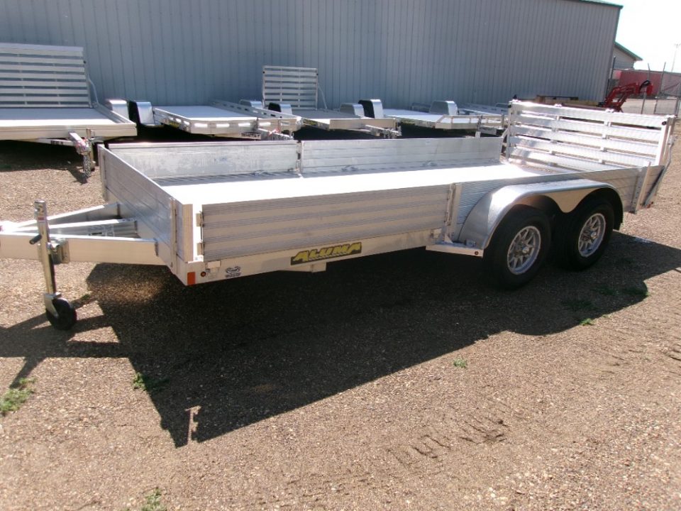 New 2027 Aluma 8116TA-EL-R-BT-SR Utility Trailer