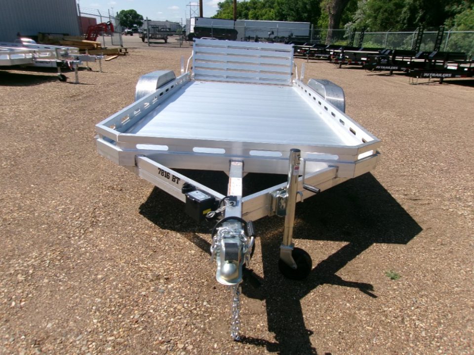 New 2027 Aluma 7816TA-EL-BT-RTD Utility Trailer