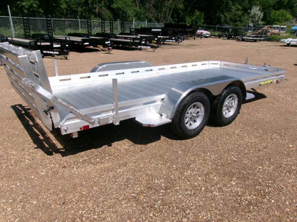 New 2027 Aluma 7816TA-EL-BT-RTD Utility Trailer