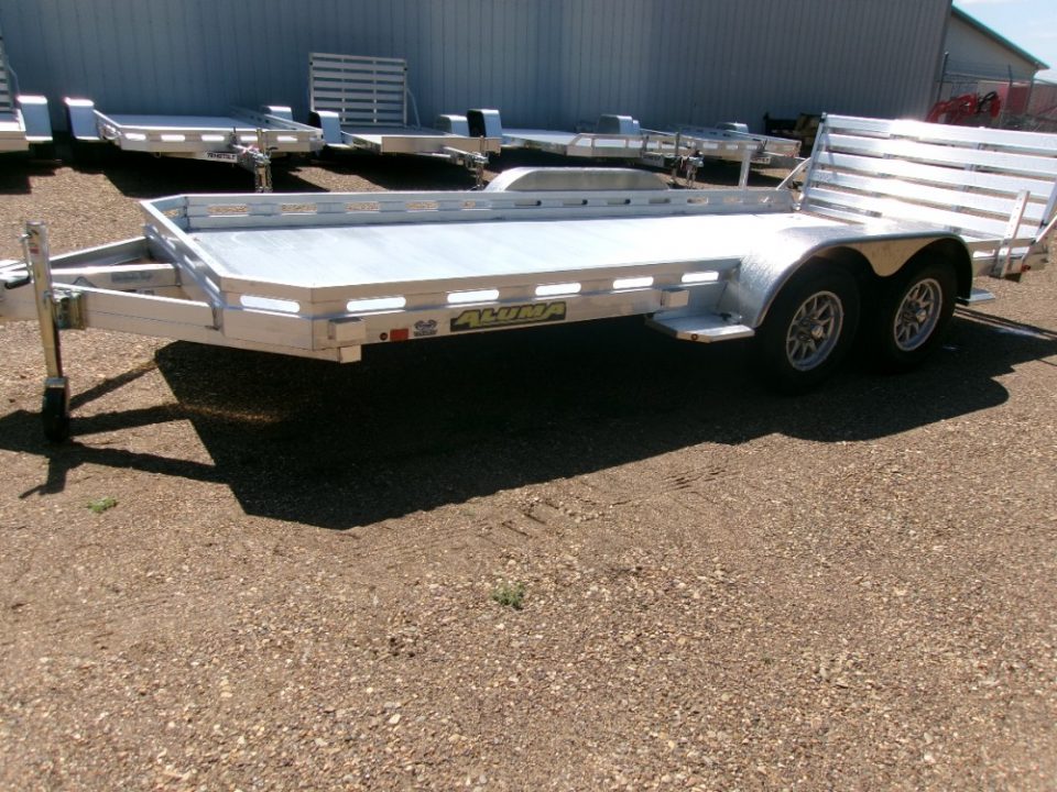 New 2027 Aluma 7816TA-EL-BT-RTD Utility Trailer