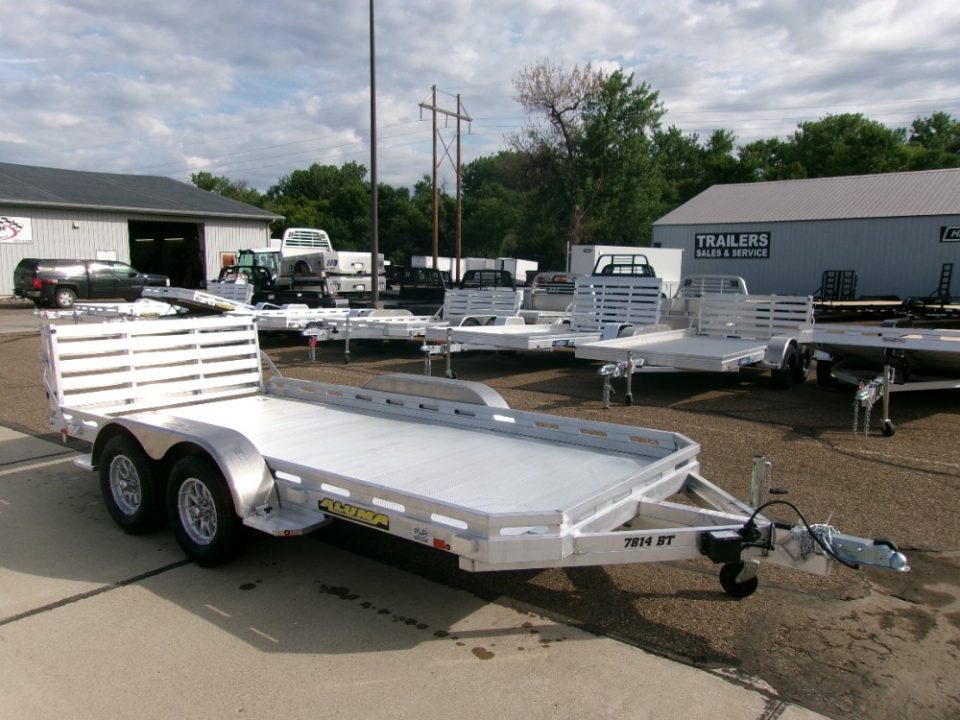 New 2027 Aluma 7814TA-EL-BT-RTD Utility Trailer