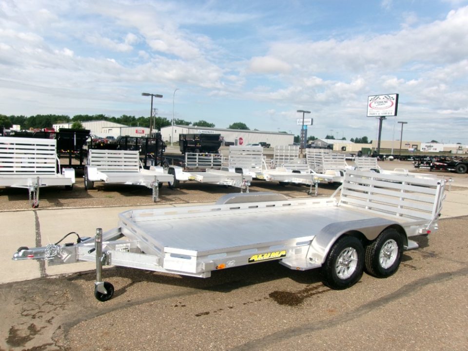 New 2027 Aluma 7814TA-EL-BT-RTD Utility Trailer