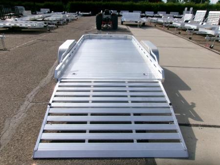New 2027 Aluma 7814TA-EL-BT-RTD Utility Trailer