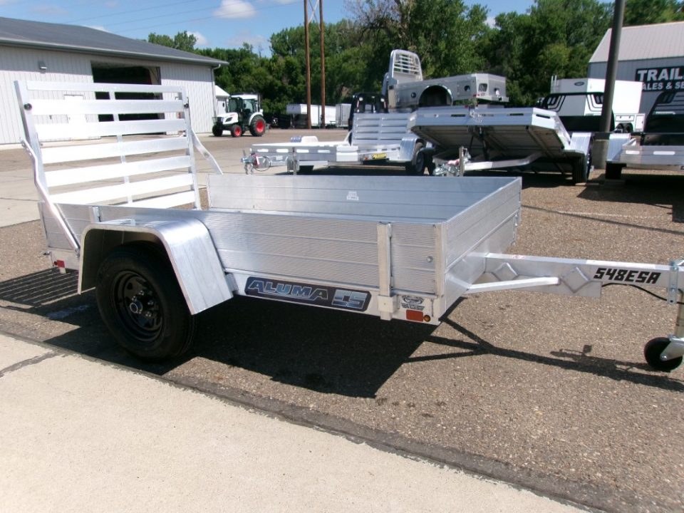 New 2027 Aluma 548ESA-S-TG Utility Trailer