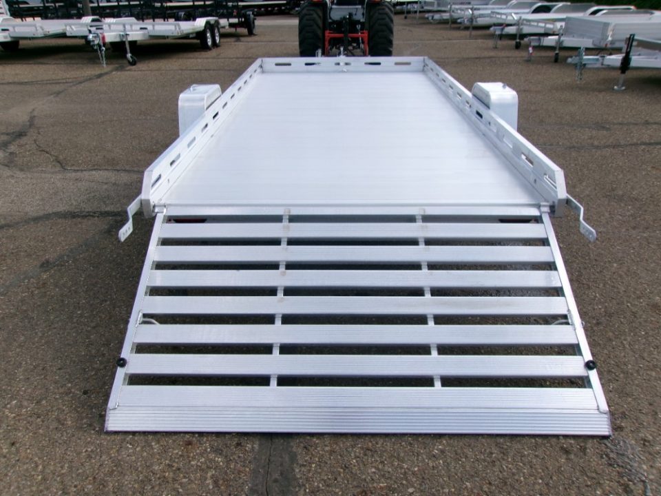 New 2027 Aluma 8014S-EL-TG Utility Trailer