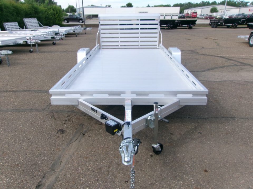 New 2027 Aluma 8014S-EL-TG Utility Trailer