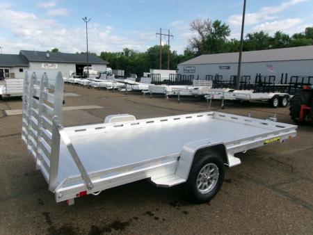 New 2027 Aluma 8014S-EL-TG Utility Trailer