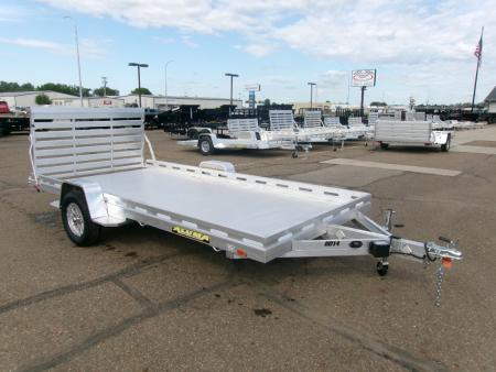 New 2027 Aluma 8014S-EL-TG Utility Trailer