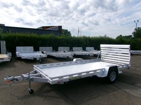 New 2027 Aluma 8014S-EL-TG Utility Trailer