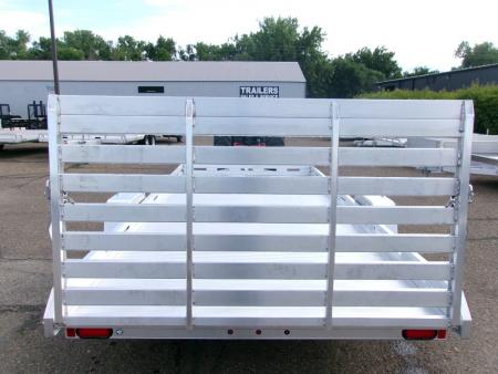 New 2027 Aluma 8014S-EL-TG Utility Trailer