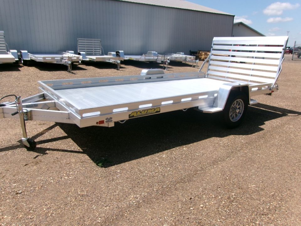 New 2027 Aluma 8014S-EL-TG Utility Trailer