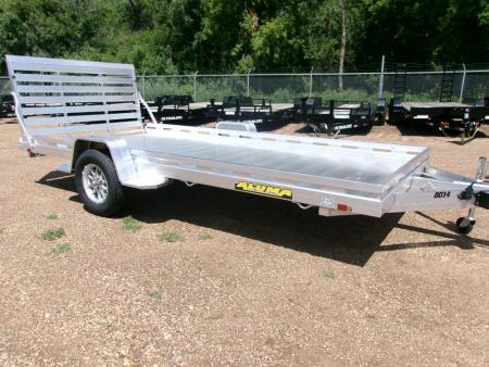 New 2027 Aluma 8014S-EL-TG Utility Trailer