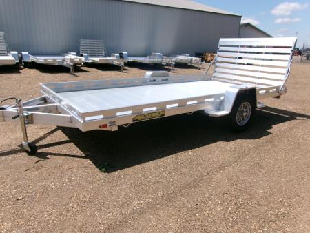 New 2027 Aluma 8014S-EL-TG Utility Trailer