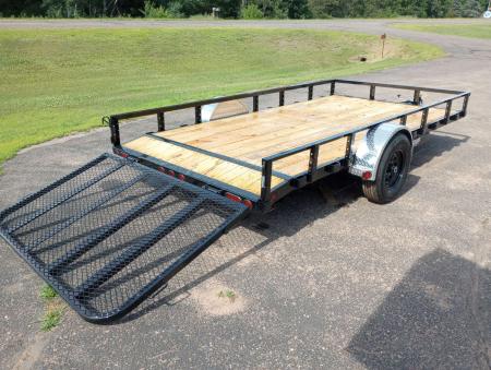 New 2027 PJ Trailers U8 83"x14' 5K Single Axle Utility Trailer