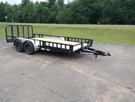 New 2027 PJ Trailers UL 83"X16' Tandem Axle Utility Trailer